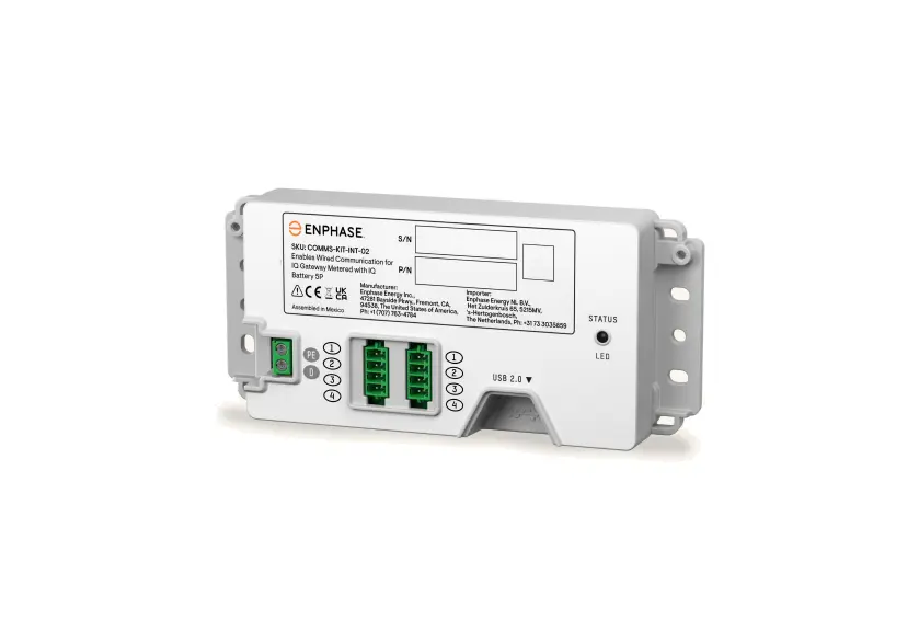 Enphase kit comunicazione via cavo tra IQ Gateway Metered e batteria IQ Battery-5P