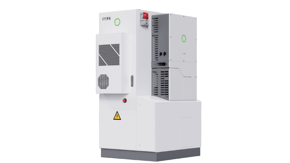 Saj all-in-one CHS2, inverter 50 kW e storage C&I 71.6 kWh