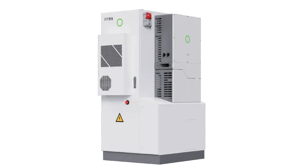 Saj all-in-one CHS2, inverter 50 kW e storage C&I 85.9 kWh