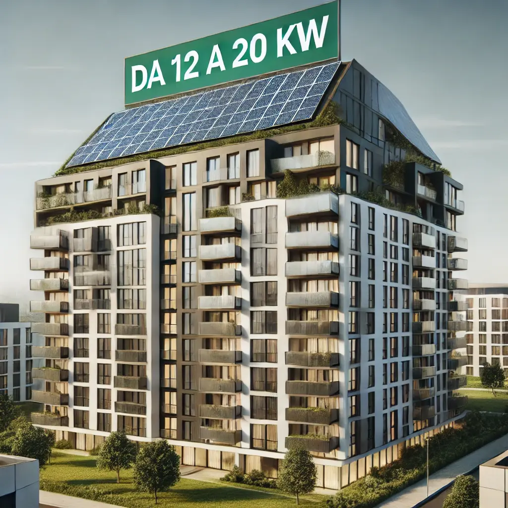 Monitoraggio impianti fotovoltaici da 12,01 a 20 kW